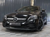 USED 2019 19 MERCEDES-BENZ C-CLASS 3.0 AMG C 43 4MATIC PREMIUM PLUS 2d 385 BHP PREMIUM PLUS PACKAGE   - BLACK WITH RED LEATHER - GLASS SUNROOF - 12 MONTH WARRANTY - FULL SERVICE HISTORY