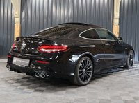 USED 2019 19 MERCEDES-BENZ C-CLASS 3.0 AMG C 43 4MATIC PREMIUM PLUS 2d 385 BHP PREMIUM PLUS PACKAGE   - BLACK WITH RED LEATHER - GLASS SUNROOF - 12 MONTH WARRANTY - FULL SERVICE HISTORY