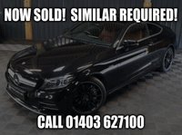 USED 2019 19 MERCEDES-BENZ C-CLASS 3.0 AMG C 43 4MATIC PREMIUM PLUS 2d 385 BHP PREMIUM PLUS PACKAGE   - BLACK WITH RED LEATHER - GLASS SUNROOF - 12 MONTH WARRANTY - FULL SERVICE HISTORY