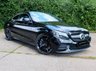 USED 2019 19 MERCEDES-BENZ C-CLASS 3.0 AMG C 43 4MATIC PREMIUM PLUS 2d 385 BHP PREMIUM PLUS PACKAGE   - BLACK WITH RED LEATHER - GLASS SUNROOF - 12 MONTH WARRANTY - FULL SERVICE HISTORY