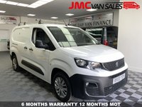 USED 2019 69 PEUGEOT PARTNER 1.5 BLUEHDI PROFESSIONAL L2 101 BHP LWB FULL PEUGEOT SERVICE HISTORY