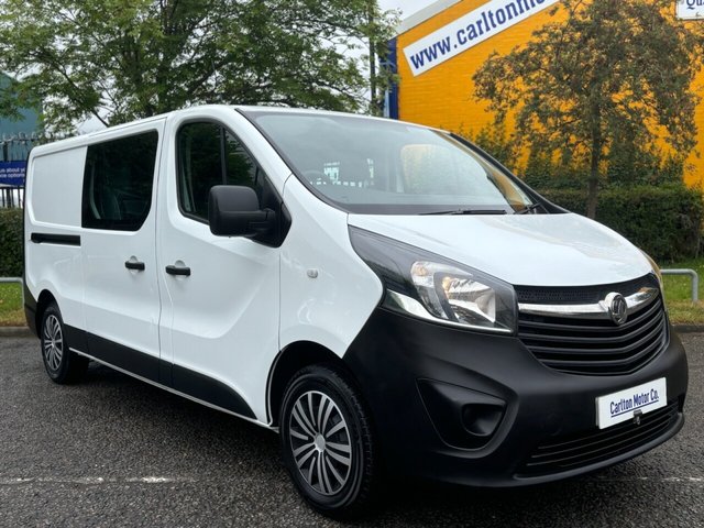 2019 19 Vauxhall Vivaro 1.6 L2 H1 DOUBLE / CREW CAB 120 BHP 