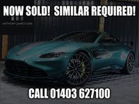 USED 2022 22 ASTON MARTIN VANTAGE 4.0 F1 EDITION V8 3d 527 BHP ONE OWNER FROM NEW, HUGE SPEC, PREMIUM AUDIO - TOUCHPAD, CARBON EXTERIOR ELEMENTS + LIME CALIPERS, PRIVACY CLASS, REVERSE CAMERA, SERVICE PACK AND MORE!!!