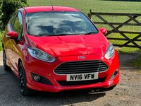 USED 2016 16 FORD FIESTA 1.2 ZETEC 3d 81 BHP ONLY 2 FORMER KEEPERS, 65MPG