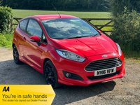 USED 2016 16 FORD FIESTA 1.2 ZETEC 3d 81 BHP ONLY 2 FORMER KEEPERS, 65MPG