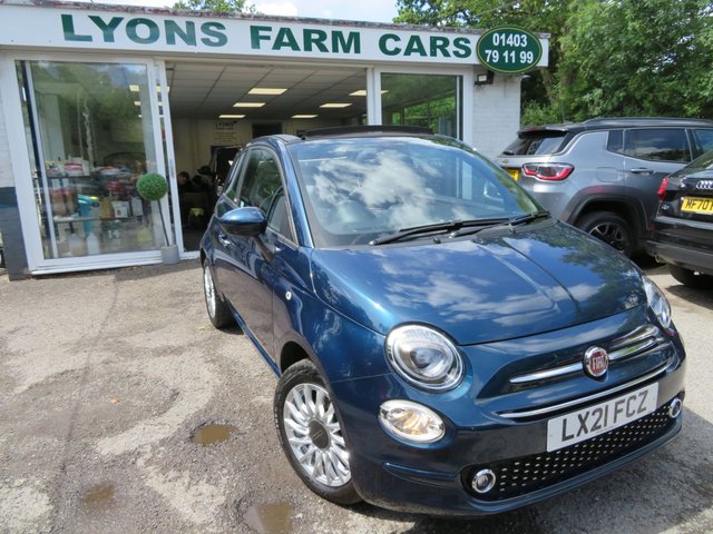 2021 21 Fiat 500c 1.0 CONVERTIBLE LOUNGE MHEV 2d 69 BHP NEW SHAPE
