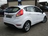 USED 2013 63 FORD FIESTA 1.0 ZETEC 5d 99 BHP Finished in FROZEN WHITE with contrasting DARK GREY Cloth interior trim. This Fiesta is a small family 5 door car that you can really enjoy driving. Economical and cheap to run, stylish to look at and some great features. Specification includes, Zero road tax, B/Tooth, Alloys, Air Con, Heated front Screen, Rear Park sensors and much more, makes this a must for the first time driver or small family. Dealer Serviced at 5544 miles, 5742 miles, 8547 miles, 19803 miles, 44875 miles and at 48127 miles