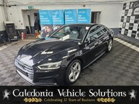 USED 2017 67 AUDI A5 3.0 TDI QUATTRO S LINE 2d 218 BHP ONE FORMER KEEPER with FULL HISTORY & 12 MONTHS MOT