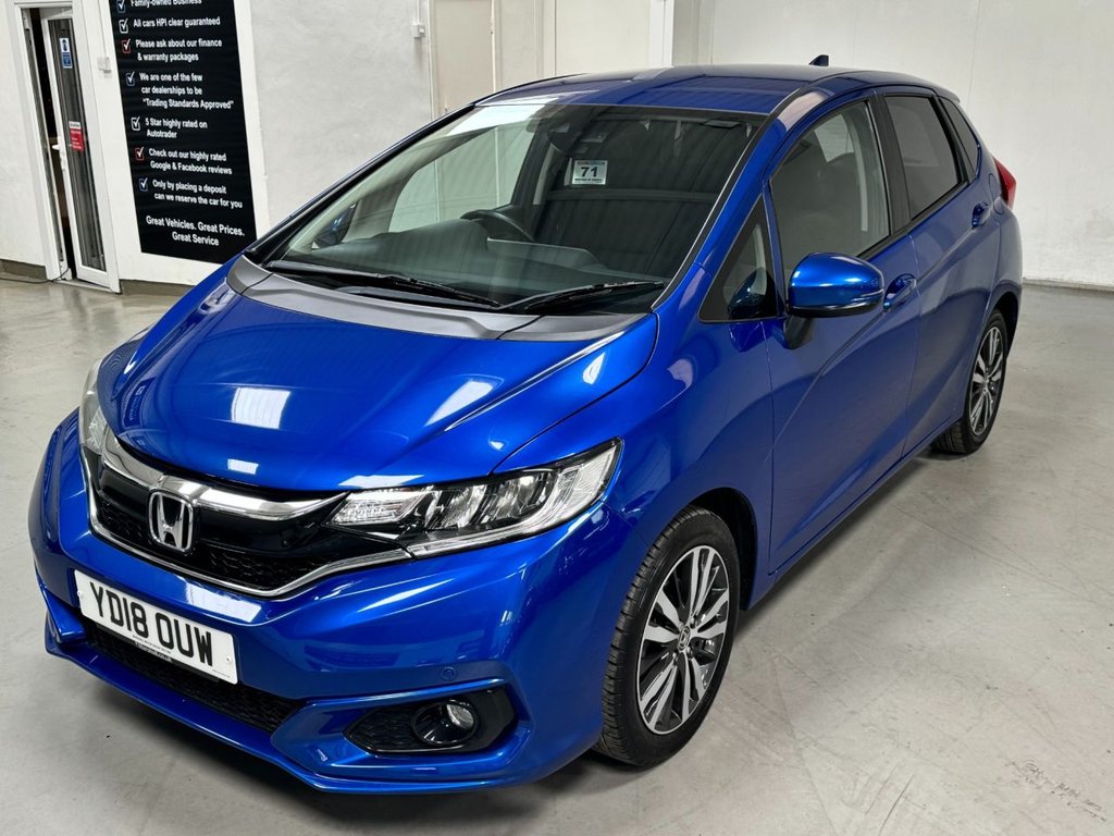 USED 2018 18 HONDA JAZZ 1.3 I-VTEC EX 5d 101 BHP BLUETOOTH+ F/R SENSORS+KEYLESS