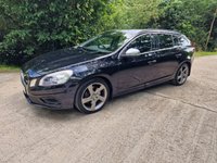 USED 2013 13 VOLVO V60 2.4 D5 R-DESIGN LUX NAV 5d 212 BHP ZERO DEPOSIT FINANCE AVAILABLE