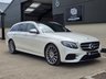 USED 2018 18 MERCEDES-BENZ E-CLASS 2.0 E 220 D AMG LINE PREMIUM 5d 192 BHP PREMIUM PACK, DIAMOND WHITE