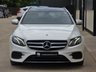 USED 2018 18 MERCEDES-BENZ E-CLASS 2.0 E 220 D AMG LINE PREMIUM 5d 192 BHP PREMIUM PACK, DIAMOND WHITE
