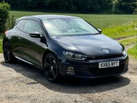 USED 2015 65 VOLKSWAGEN SCIROCCO 2.0 R LINE TDI BLUEMOTION TECHNOLOGY DSG 2d 182 BHP NICE CLEAN EXAMPLE