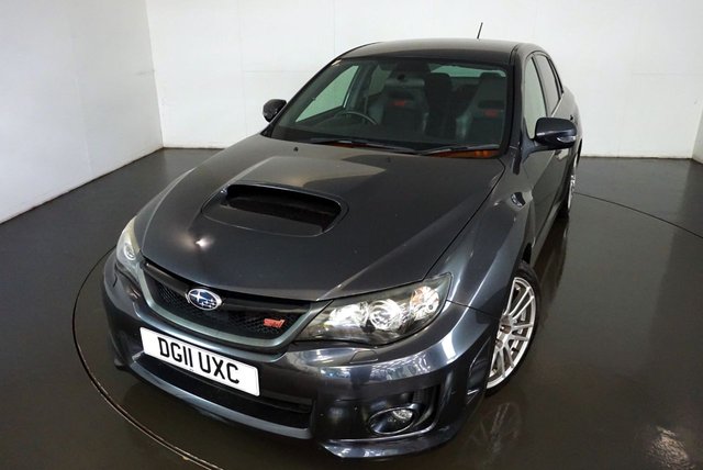 2011 11 Subaru Impreza 2.5 WRX STI TYPE -UK AWD 4d 296 BHP-2 OWNER CAR FROM NEW-FINISHED IN DARK GREY METALLIC-AIRCON-SATNAV-PRIVACY GLASS-MFSW-BLUETOOTH-18