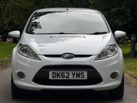 USED 2012 62 FORD FIESTA 1.2 ZETEC 5d 81 BHP 