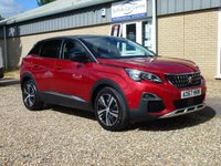 USED 2017 67 PEUGEOT 3008 1.6 BLUEHDI S/S ALLURE 5d 120 BHP www.suffolkcarcentre.co.uk - Located at Reydon
