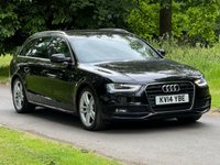 USED 2014 14 AUDI A4 2.0 AVANT TDI S LINE START/STOP 5d 148 BHP 