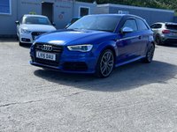 USED 2015 J AUDI A3 2.0 S3 QUATTRO 3d 296 BHP 