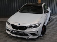 USED 2019 19 BMW M2 3.0 M2 COMPETITION 2d 405 BHP HUGE FACTORY SPEC PLUS LOADS OF M SPORT UPGRADES - M SPORT SUSPENSION - M SPORT BRAKES - M SPORT STEERING WHEEL WITH LEDS - MILTEK EXHAUST - CS WHEELS WITH CUP 2 TYRES - CS CARBON SPLITTER AND DIFFUSER - PLUS FULL BMW HISTORY