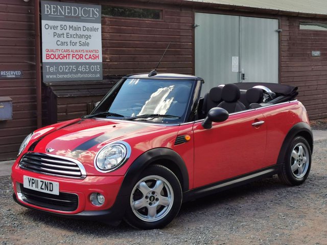 2011 11 MINI Convertible 1.6 ONE 2d 98 BHP