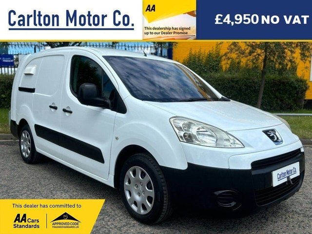 2009 59 Peugeot Partner 1.6 HDI SE 750 ( 2 REAR DOG CAGES ) 90 BHP LWB