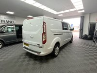 USED 2020 70 FORD TRANSIT CUSTOM 2.0 320 LIMITED DCIV ECOBLUE 130BHP AUTOMATIC 6 SEAT CREW VAN  1 OWNER FACTORY CREW CAB AIR CON & AUTOMATIC