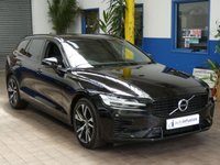 USED 2021 21 VOLVO V60 2.0 RECHARGE T6 R-DESIGN AWD 5d 337 BHP BIG SPEC 4WD SAT NAV LEATHER HEATED FRONT AND REAR SEATS HEATED STEERING REAR VIEW CAMERA ELECTRCI TAILGATE PARKING SENSORS 1 OWNER SERVICE HISTORY WARRANTY