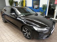 USED 2021 21 VOLVO V60 2.0 RECHARGE T6 R-DESIGN AWD 5d 337 BHP BIG SPEC 4WD SAT NAV LEATHER HEATED FRONT AND REAR SEATS HEATED STEERING REAR VIEW CAMERA ELECTRCI TAILGATE PARKING SENSORS 1 OWNER SERVICE HISTORY WARRANTY