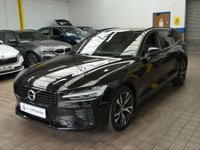 USED 2021 21 VOLVO V60 2.0 RECHARGE T6 R-DESIGN AWD 5d 337 BHP BIG SPEC 4WD SAT NAV LEATHER HEATED FRONT AND REAR SEATS HEATED STEERING REAR VIEW CAMERA ELECTRCI TAILGATE PARKING SENSORS 1 OWNER SERVICE HISTORY WARRANTY