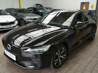 USED 2021 21 VOLVO V60 2.0 RECHARGE T6 R-DESIGN AWD 5d 337 BHP BIG SPEC 4WD SAT NAV LEATHER HEATED FRONT AND REAR SEATS HEATED STEERING REAR VIEW CAMERA ELECTRCI TAILGATE PARKING SENSORS 1 OWNER SERVICE HISTORY WARRANTY