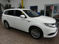USED 2020 20 MITSUBISHI OUTLANDER 2.4 PHEV DYNAMIC 5d 222 BHP 4WD APP BASED SAT NAV LEATHER HEATED SEATS REAR VIEW CAMERA 1 OWNER SERVICE HISTORY WARRANTY