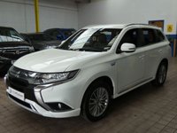 USED 2020 20 MITSUBISHI OUTLANDER 2.4 PHEV DYNAMIC 5d 222 BHP 4WD APP BASED SAT NAV LEATHER HEATED SEATS REAR VIEW CAMERA 1 OWNER SERVICE HISTORY WARRANTY