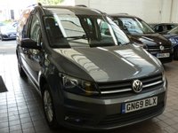 USED 2019 69 VOLKSWAGEN CADDY MAXI 2.0 C20 LIFE TDI 5d 101 BHP WAV WHEEL CHAIR ACCESS 5 SEATS AIR CON BLUETOOTH PARKING SENSORS 1 OWNER WARRANTY