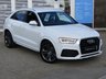 USED 2015 65 AUDI Q3 2.0 TDI QUATTRO S LINE PLUS 5d 148 BHP Finished in GLACIER WHITE with contrasting Black LEATHER / Alcantara trim. This fantastic, Audi Q3 is a upmarket, premium, compact SUV. It offers plenty of space, Great fun to drive and lots of high tech features. All at a very affordable price. Spec includes 19" Alloys, Leather/Alcantara, Sat Nav, Power Boot, Cruise Control, Park Sensors, Tinted windows, B/Tooth and much more. Serviced at 25772 miles, 31287 miles, 52990 miles, 63524 miles, 71321 miles, 78263 miles and at 83102 miles.