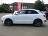 USED 2015 65 AUDI Q3 2.0 TDI QUATTRO S LINE PLUS 5d 148 BHP Finished in GLACIER WHITE with contrasting Black LEATHER / Alcantara trim. This fantastic, Audi Q3 is a upmarket, premium, compact SUV. It offers plenty of space, Great fun to drive and lots of high tech features. All at a very affordable price. Spec includes 19" Alloys, Leather/Alcantara, Sat Nav, Power Boot, Cruise Control, Park Sensors, Tinted windows, B/Tooth and much more. Serviced at 25772 miles, 31287 miles, 52990 miles, 63524 miles, 71321 miles, 78263 miles and at 83102 miles.