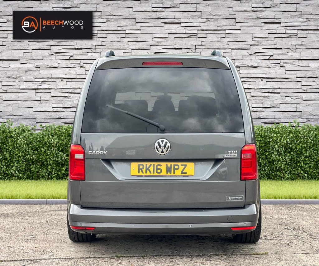 USED 2016 16 VOLKSWAGEN CADDY MAXI 2.0 C20 LIFE TDI 5d 101 BHP 7 SEATER / AUTO / DSG