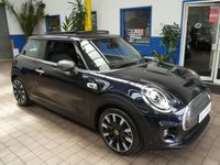 USED 2021 70 MINI ELECTRIC COOPER S LEVEL 3 3d 181 BHP GENUINE LOW MILEAGE MASSIVE SPEC NAV SUNROOF HUD LEATHER HEATED SEATS REAR VIEW CAMERA CAZ/ULEZ COMPLIANT ZERO ROAD TAX 1 OWNER SERVICE HISTORY