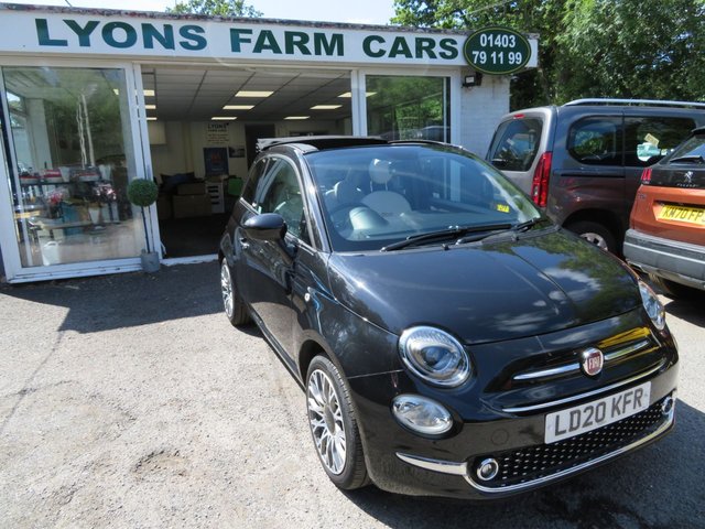 2020 20 Fiat 500c 0.9 CONVERTIBLE TWINAIR STAR 2d 85 BHP NEW SHAPE