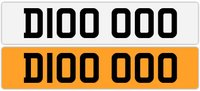 USED NUMBER PLATE PLATE 