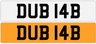 USED NUMBER PLATE PLATE 
