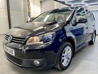 USED 2015 64 VOLKSWAGEN TOURAN 1.6 TDI SE MPV 5dr Diesel Manual Euro 5 (105 ps) Full Main Dealer Service History, Front And Rear Parking Sensors, DAB Radio