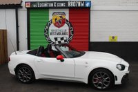 USED 2018 68 ABARTH 124 1.4 SPIDER MULTIAIR 2d 168 BHP VIEW AND RESERVE ONLINE OR CALL 01527-853940 FOR MORE INFO.
