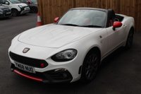 USED 2018 68 ABARTH 124 1.4 SPIDER MULTIAIR 2d 168 BHP VIEW AND RESERVE ONLINE OR CALL 01527-853940 FOR MORE INFO.