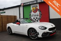 USED 2018 68 ABARTH 124 1.4 SPIDER MULTIAIR 2d 168 BHP VIEW AND RESERVE ONLINE OR CALL 01527-853940 FOR MORE INFO.