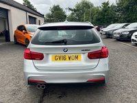 USED 2016 16 BMW 3 SERIES 3.0 335D XDRIVE M SPORT TOURING 5d AUTO 308 BHP DAKOTA LEATHER*HIGH BEAM ASSIST*
