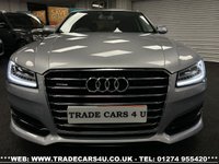 USED 2015 65 AUDI A8 3.0 TDI QUATTRO SPORT 4d 258 BHP UK DELIVERY FLAT FEE &pound;175 (SUBJECT TO DEAL) *OVER 100 IMAGES ON OUR WEBSITE*BESPOKE FINANCE ARRANGED*PART EXCHANGE WELCOME*ALL VEHICLES HPI CLEAR