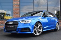 USED 2017 67 AUDI S3 2.0 S3 SPORTBACK TFSI QUATTRO BLACK EDITION 5d 306 BHP DIGI DASH / 1 PREVIOUS OWNER!