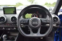 USED 2017 67 AUDI S3 2.0 S3 SPORTBACK TFSI QUATTRO BLACK EDITION 5d 306 BHP DIGI DASH / 1 PREVIOUS OWNER!