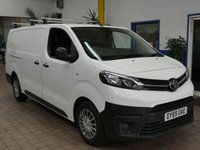 USED 2019 69 TOYOTA PROACE 2.0 L2 ICON 118 BHP 3 SEATS LWB AIR CON BLUETOOTH VINYL/CLOTH INTERIOR PARKING SENSORS TOYOTA WARRANTY TILL DEC 2029 1 OWNER SERVICE HISTORY