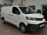 USED 2019 69 TOYOTA PROACE 2.0 L2 ICON 118 BHP 3 SEATS LWB AIR CON BLUETOOTH VINYL/CLOTH INTERIOR PARKING SENSORS TOYOTA WARRANTY TILL DEC 2029 1 OWNER SERVICE HISTORY